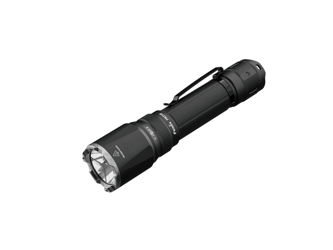 Fenix TK21R Flashlight as viewed from the top