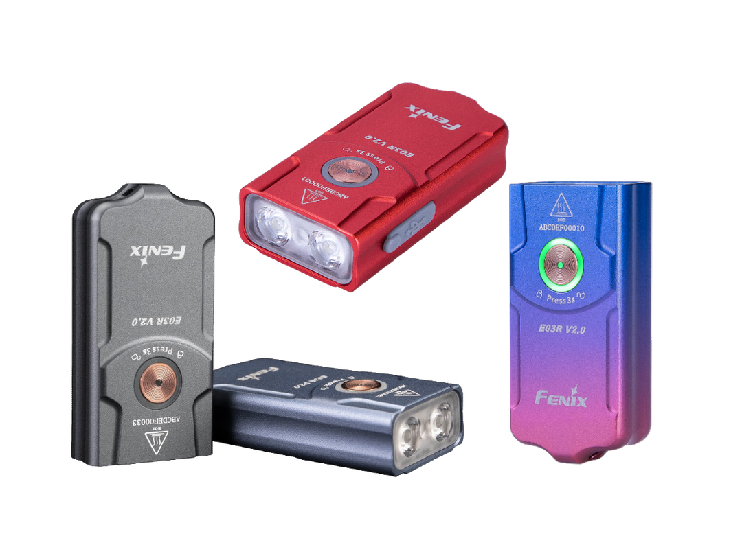 Fenix e03r keychain flashlight